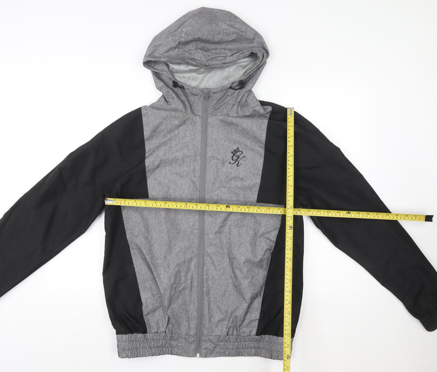 Mens UK Size M Gym King Grey Windbreaker Coat
