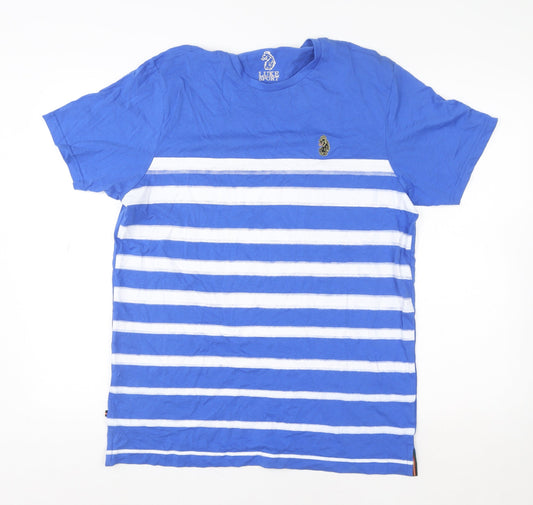 Mens UK Size L Luke Sport Blue  T-Shirt