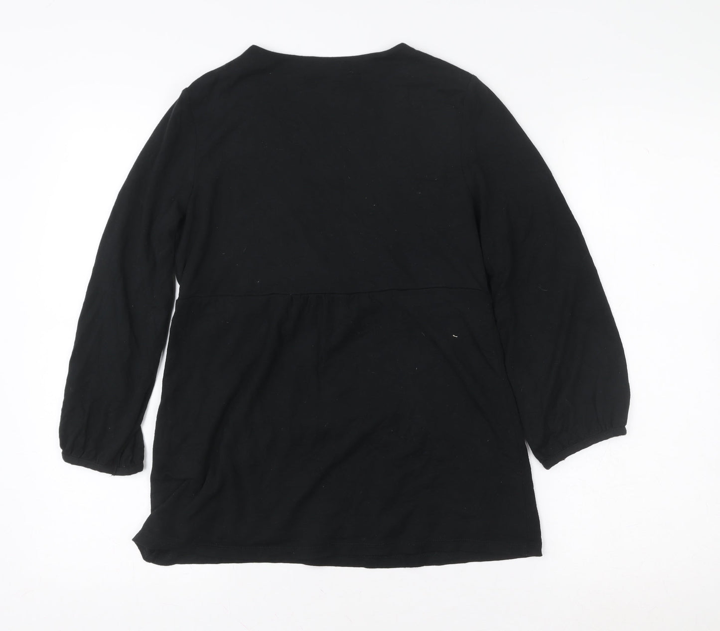 Womens UK Size 12 Boden Black Tunic Blouse