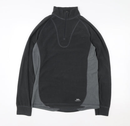 Mens UK Size M Trespass Black Pullover Sweatshirt