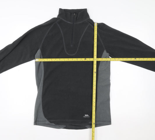 Mens UK Size M Trespass Black Pullover Sweatshirt