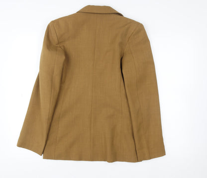 Womens UK Size 12 Anna Rossi Regular Brown Blazer
