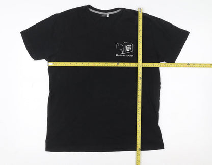 Mens UK Size M Premium Black  T-Shirt