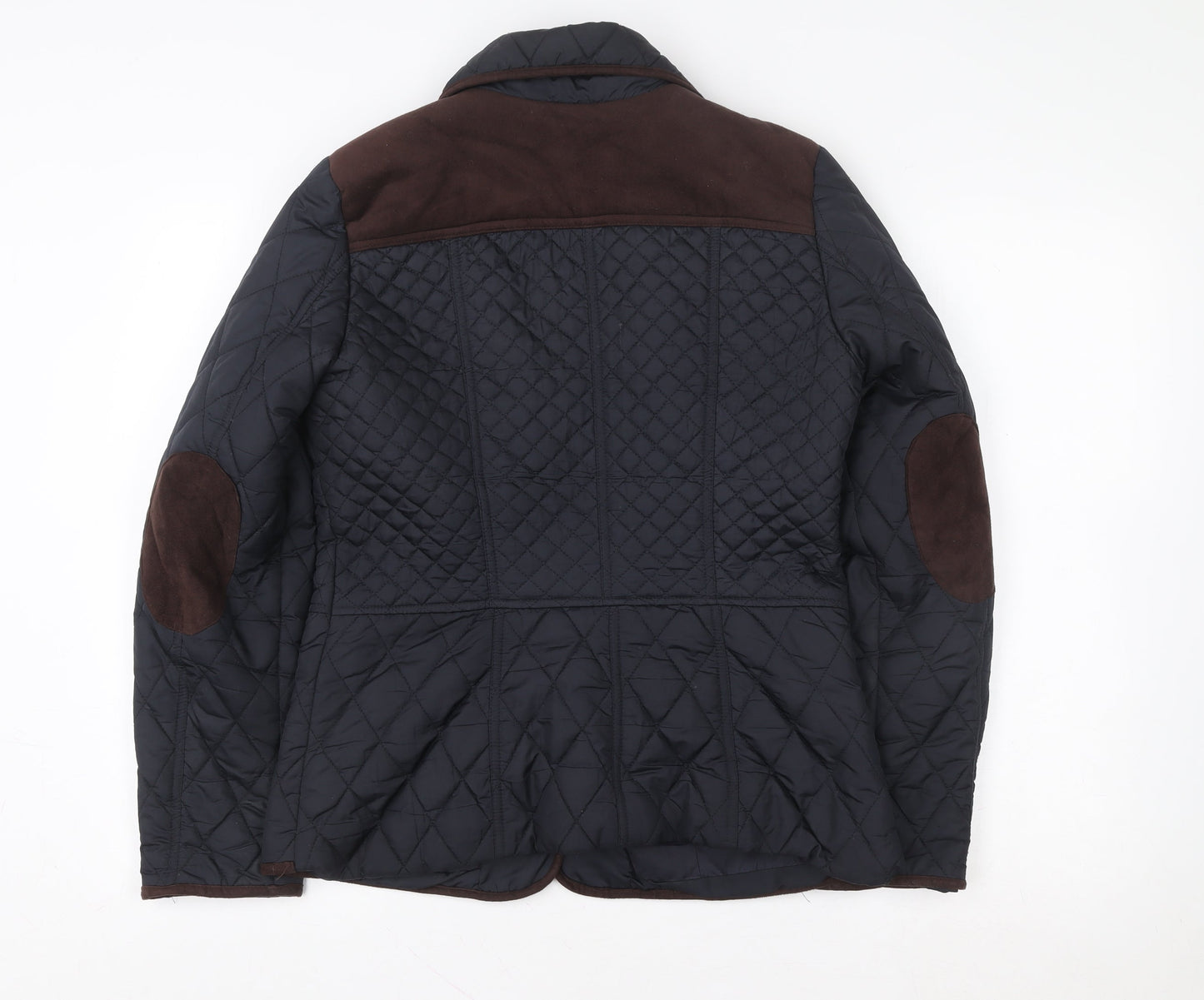 Womens UK Size 12 Dorothy Perkins Blue Quilted Coat
