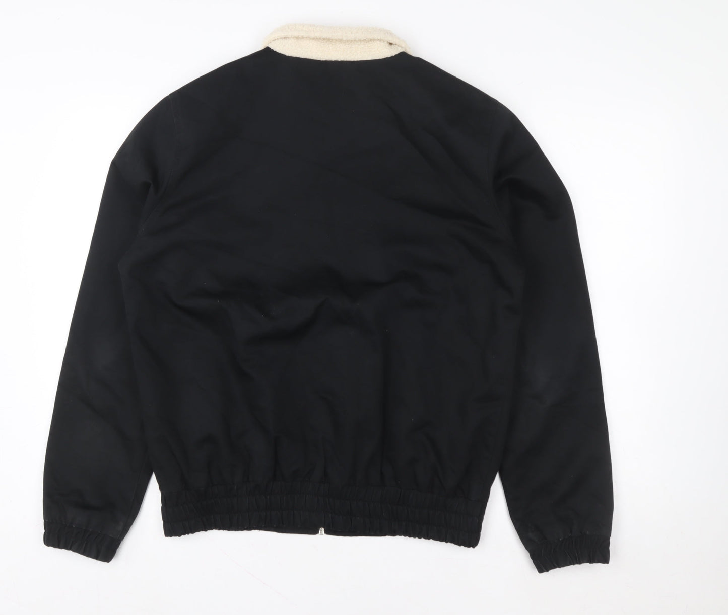 Mens UK Size M boohooMAN Black Bomber Jacket