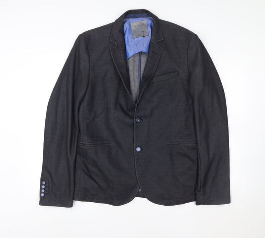 Unisex Adultss UK Size L Zara Regular Black Blazer