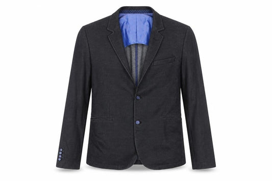 Front view of Zara Black Regular Fit Single-Breasted Blazer Jacket L unisex adults