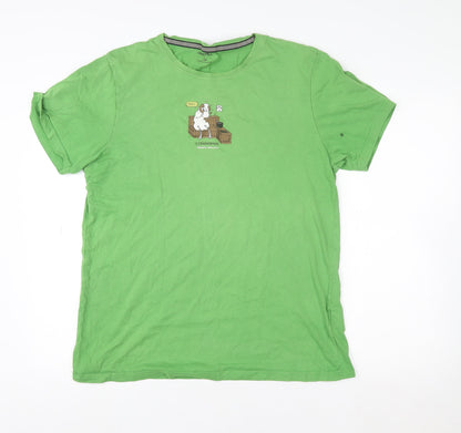 Mens UK Size XL Craghoppers Green  T-Shirt
