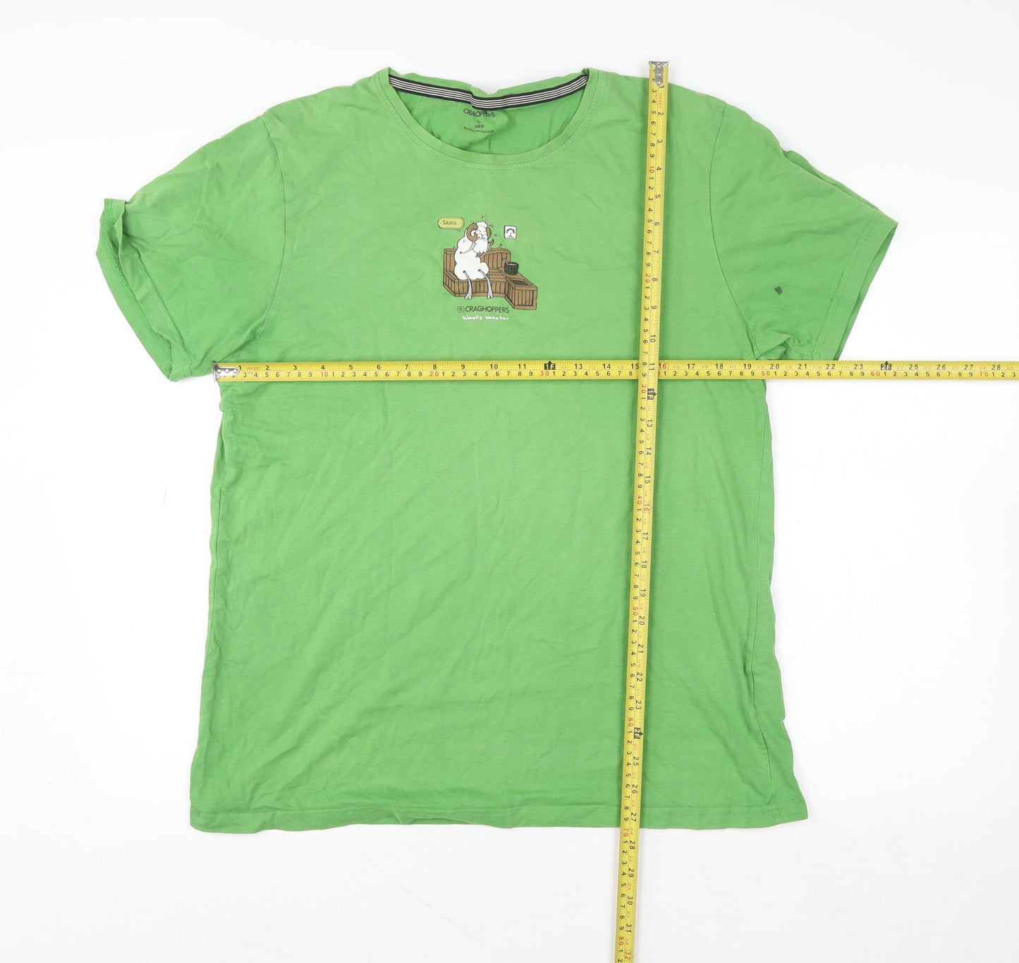 Mens UK Size XL Craghoppers Green  T-Shirt
