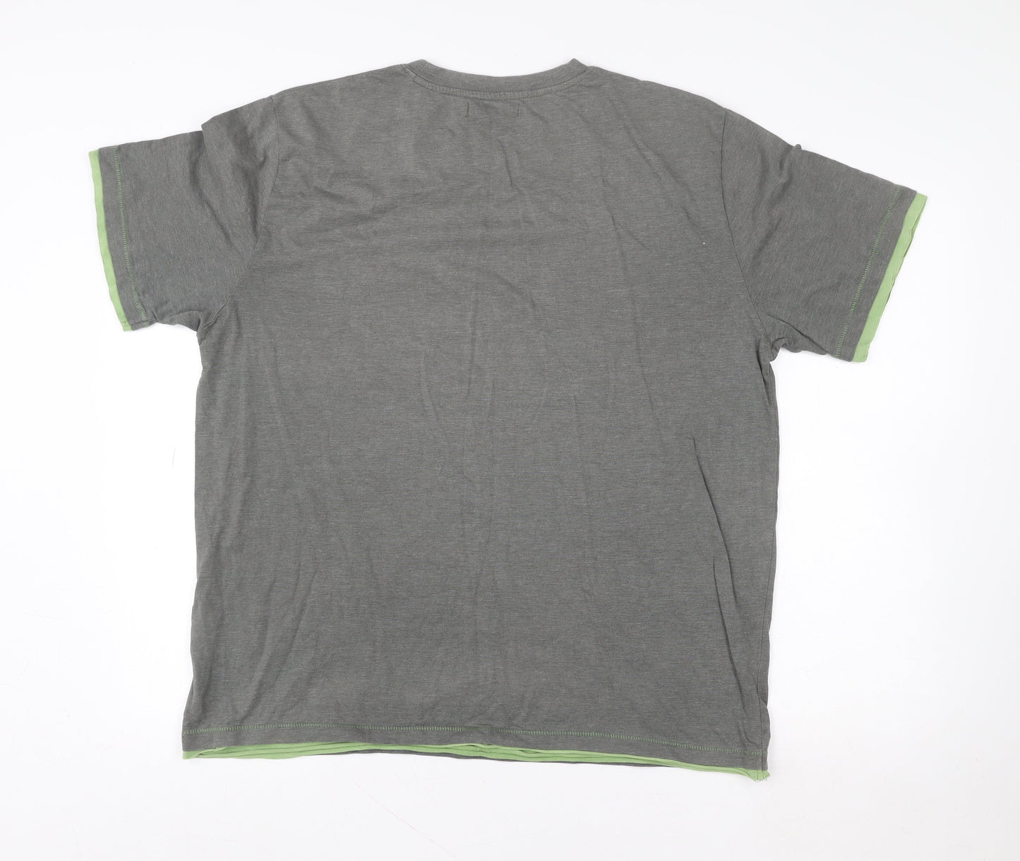 Unisex Adults UK Size XL Alssr Grey Basic T-Shirt