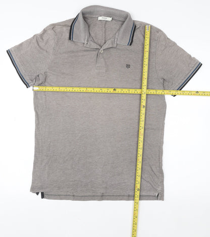 Mens UK Size M JACK & JONES Cotton Polo Shirt