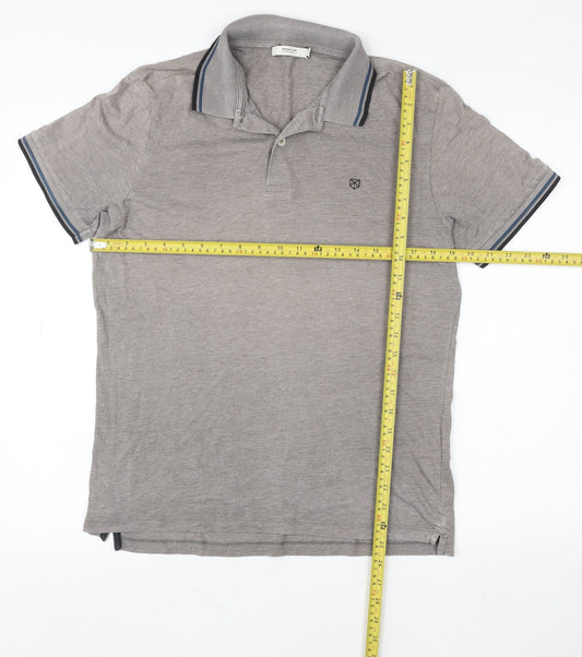 Mens UK Size M JACK & JONES Cotton Polo Shirt