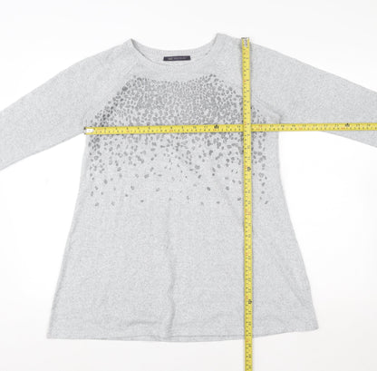 Womens UK Size 12 Marks and Spencer Grey Pullover Sweatshirt