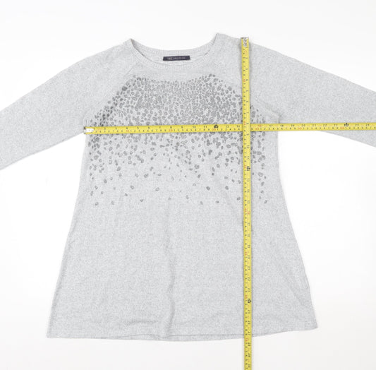 Womens UK Size 12 Marks and Spencer Grey Pullover Sweatshirt