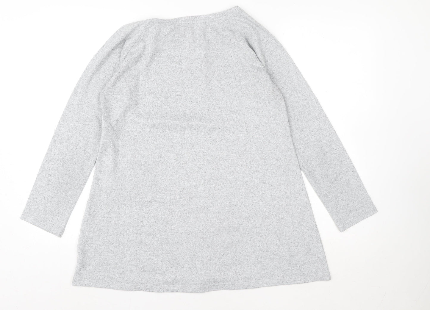 Womens UK Size 12 Marks and Spencer Grey Pullover Sweatshirt