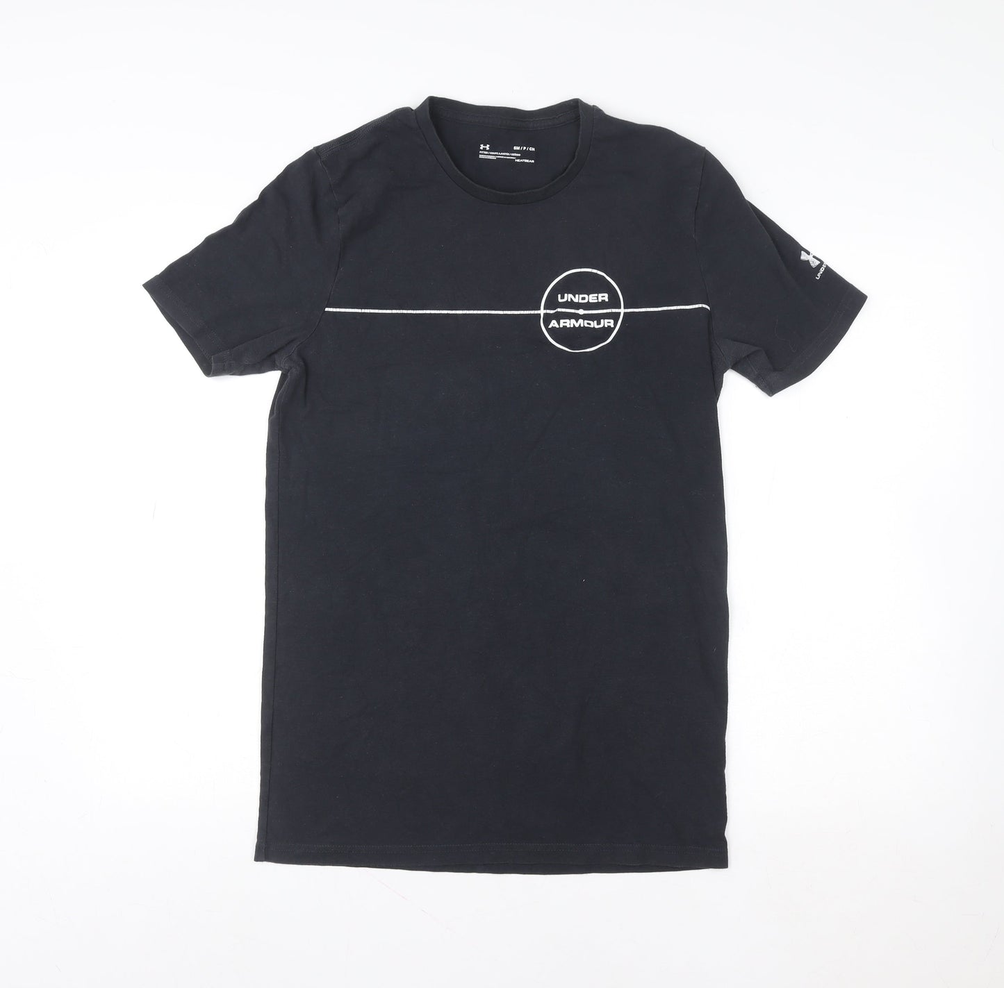 Mens UK Size S Under armour Black  T-Shirt