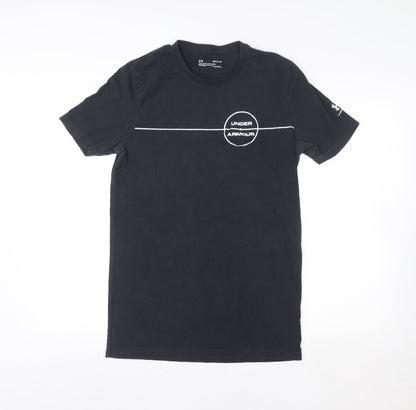Mens UK Size S Under armour Black  T-Shirt