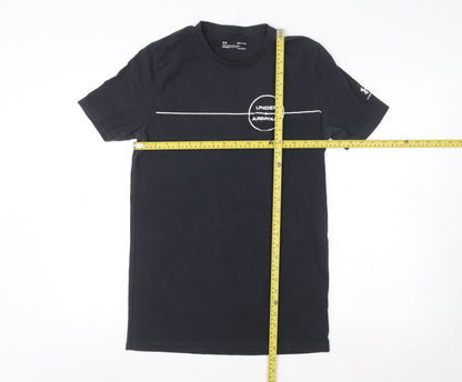 Mens UK Size S Under armour Black  T-Shirt