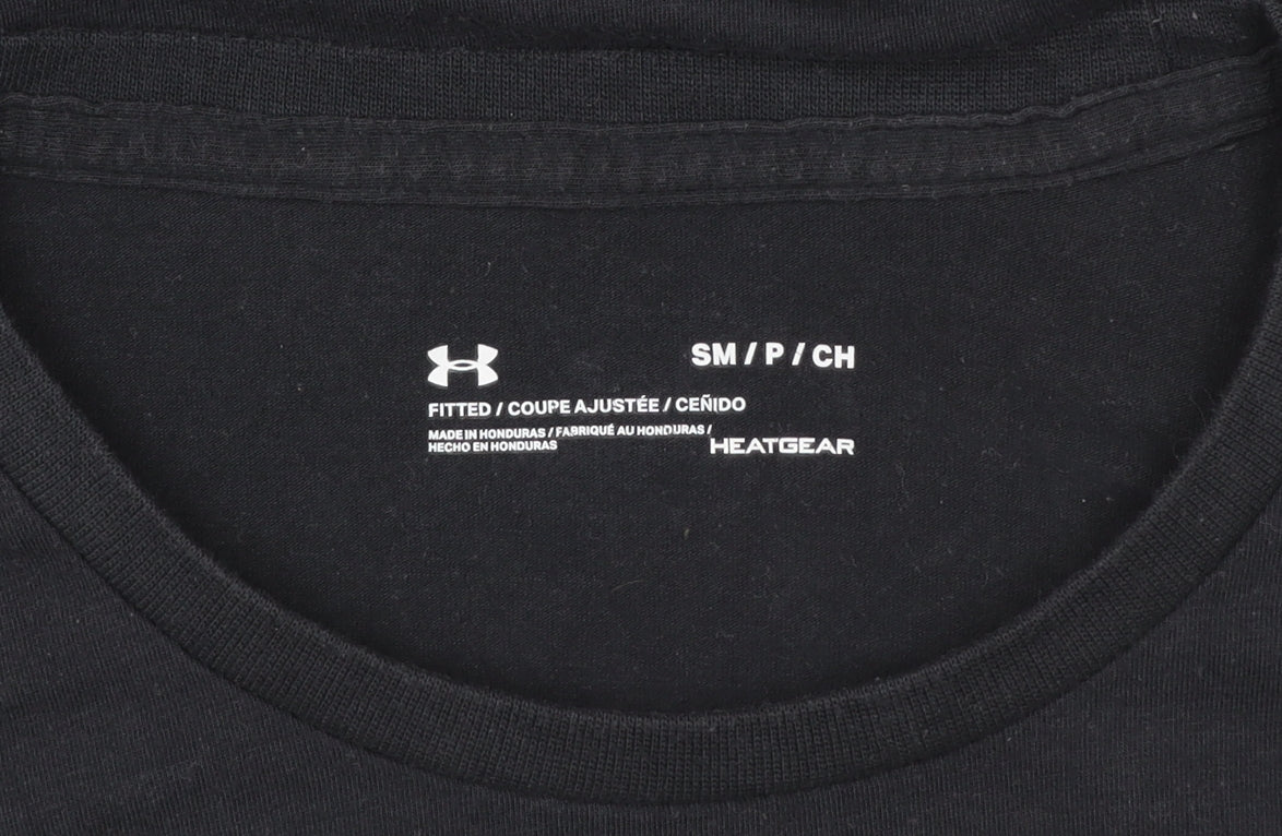 Mens UK Size S Under armour Black  T-Shirt