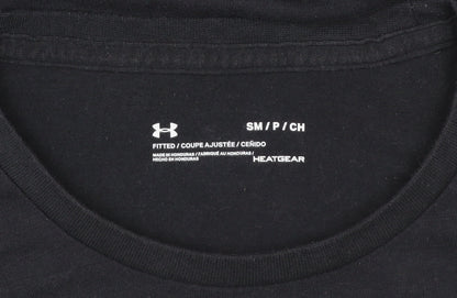 Mens UK Size S Under armour Black  T-Shirt