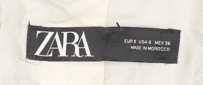 Womens UK Size 8 Zara Regular Blue Blazer