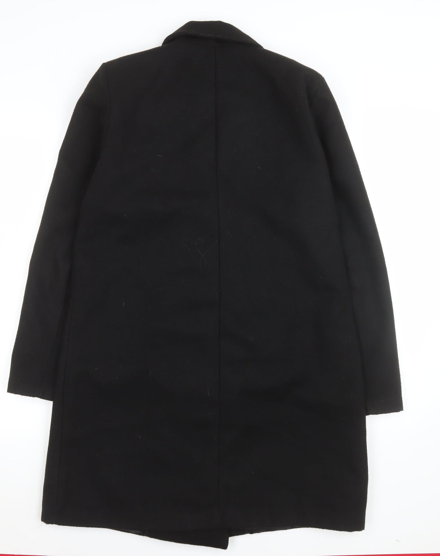 Womens UK Size M Nina Conti Black Overcoat
