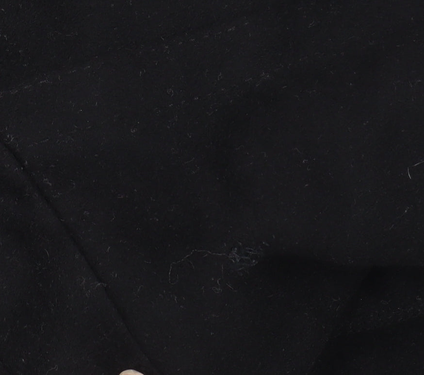 Womens UK Size S Zara Black Overcoat