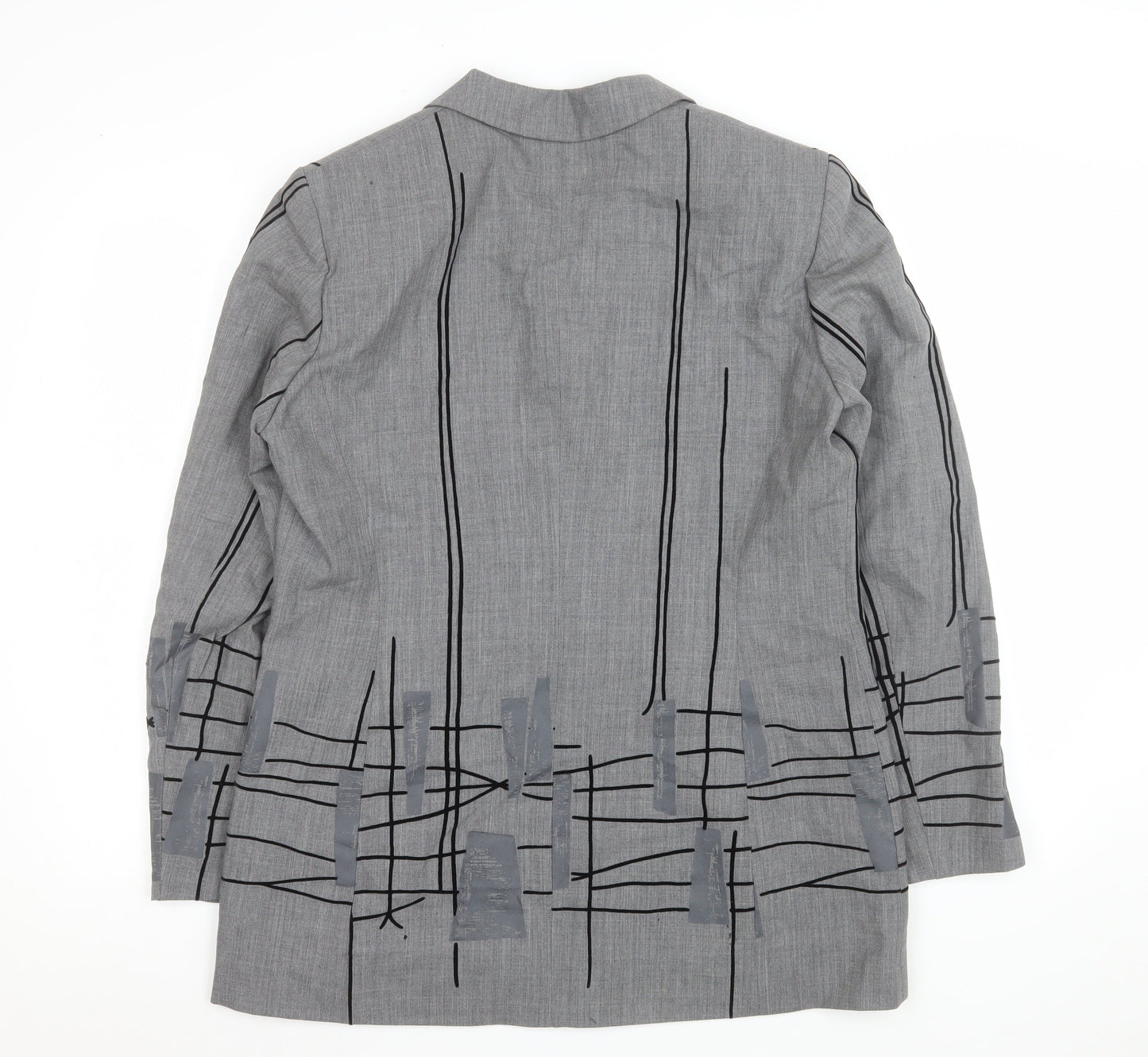 Womens UK Size 14 Betty Barclay Regular Grey Blazer