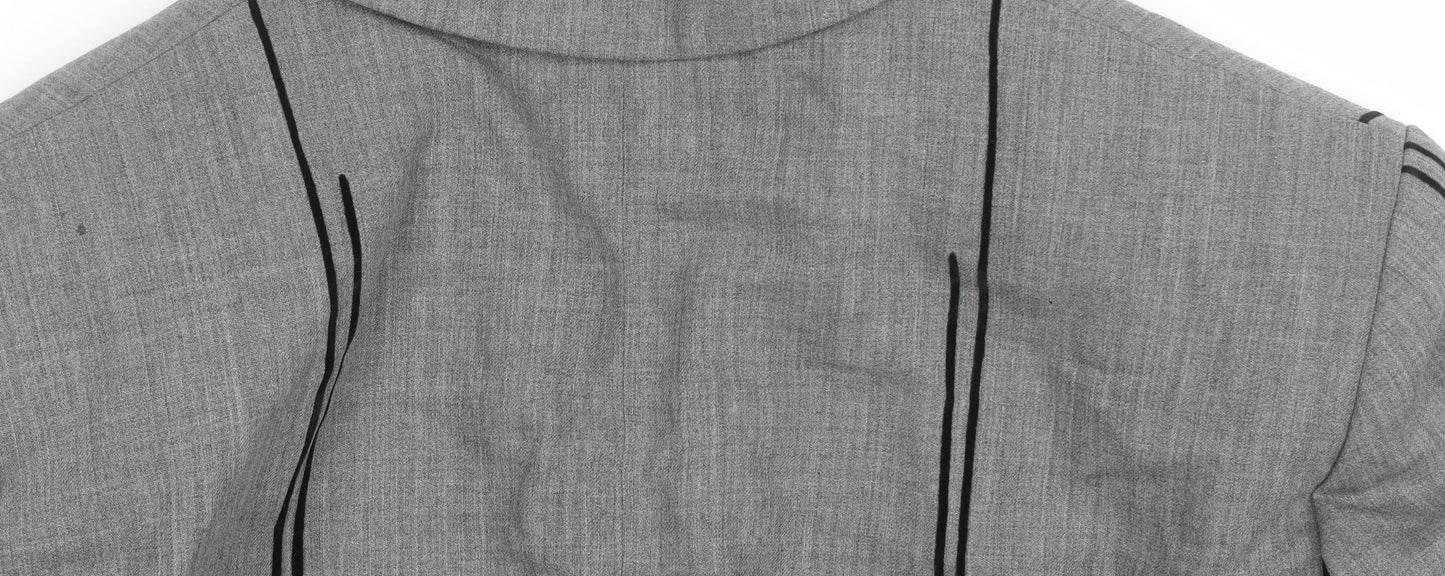 Womens UK Size 14 Betty Barclay Regular Grey Blazer