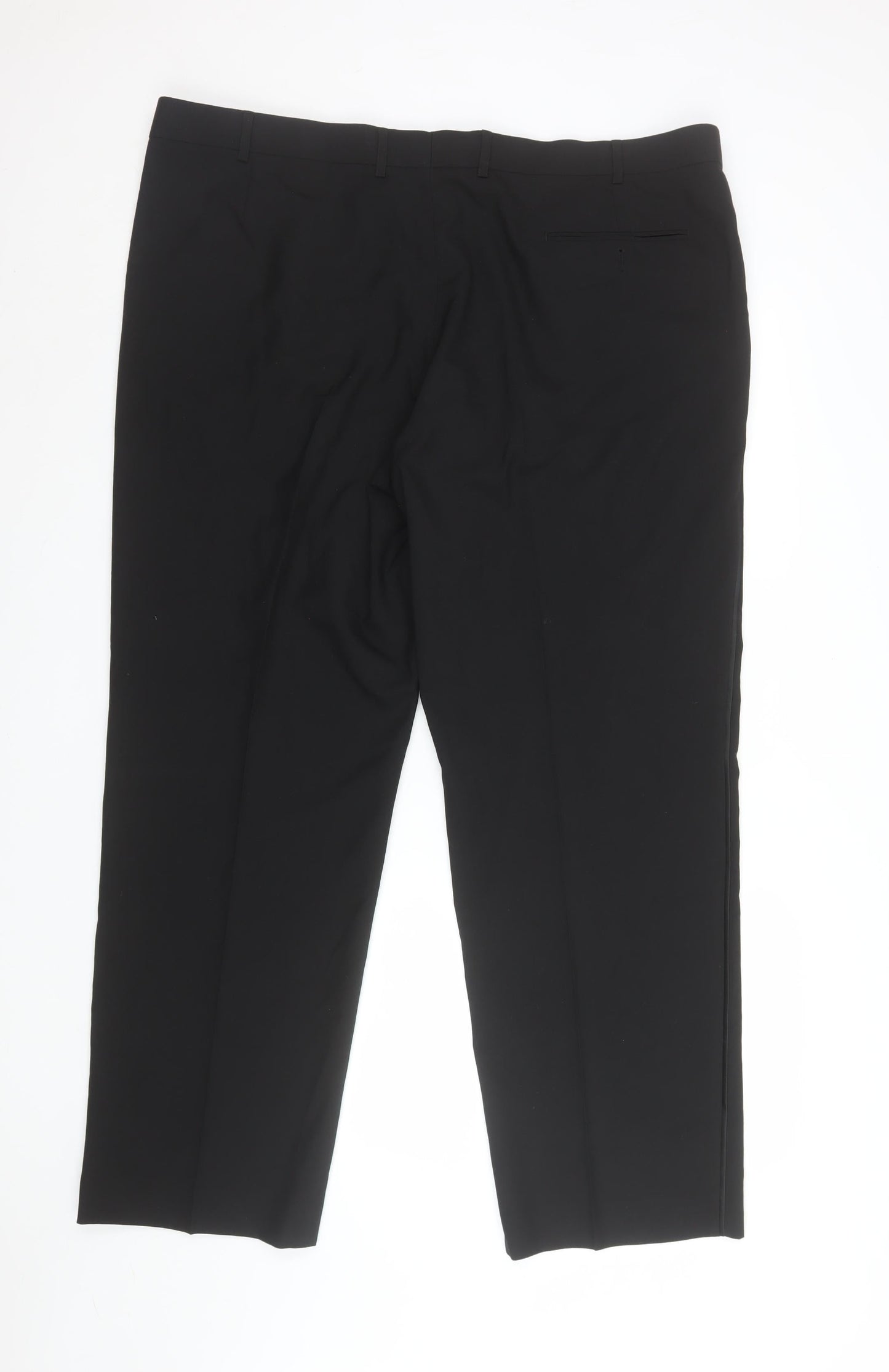 Marks and Spencer Men’s Black 44W 31L Classic Fit Dress Trousers