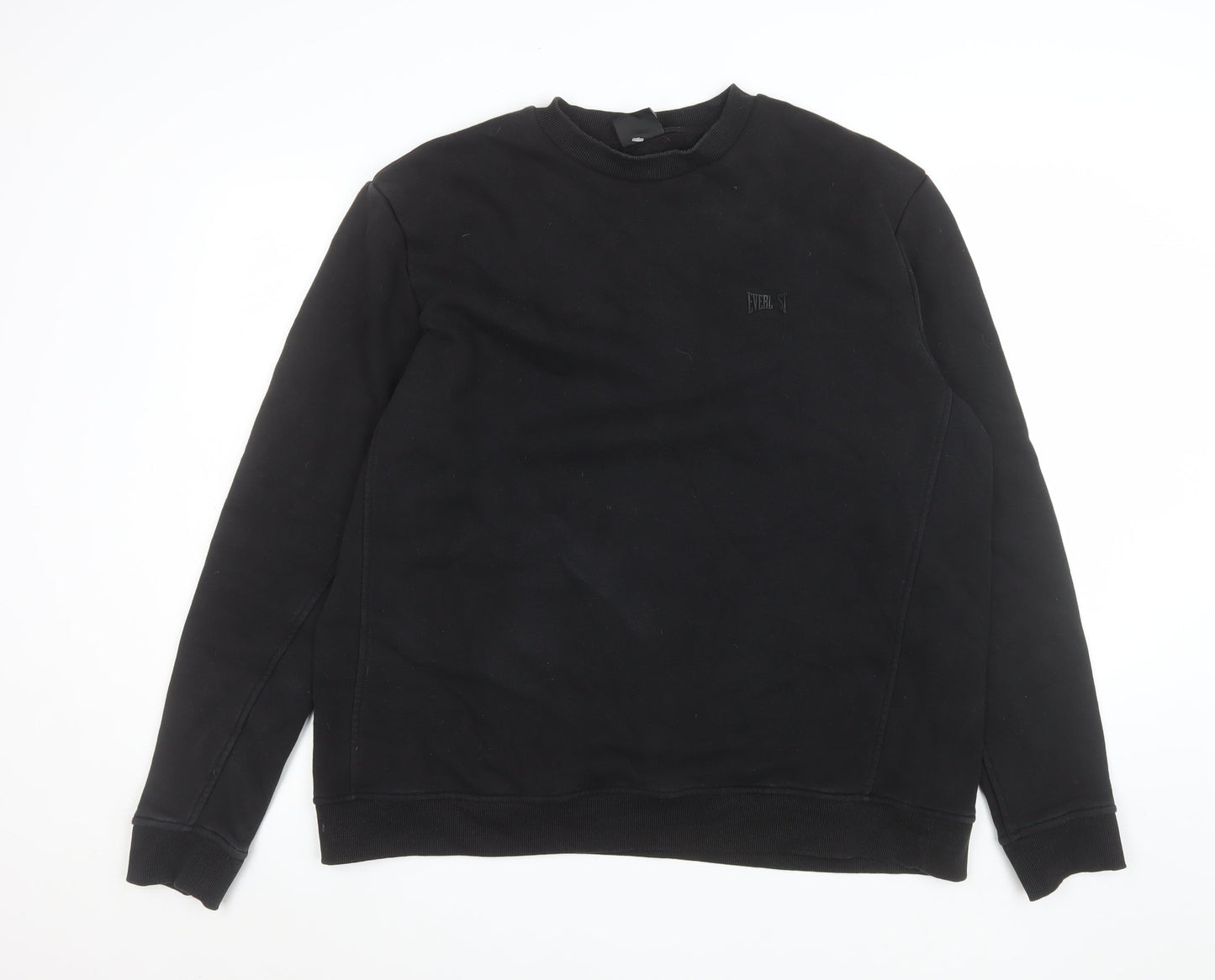 Mens UK Size 2XL Everlast Black Pullover Sweatshirt