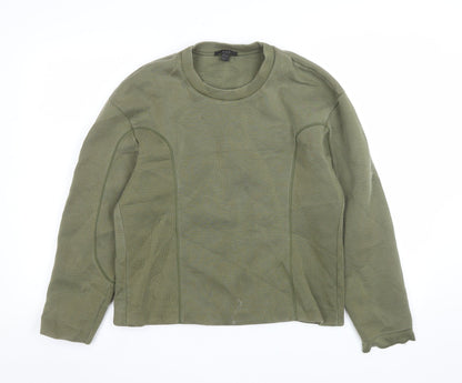 Womens UK Size S COS Green Pullover Sweatshirt