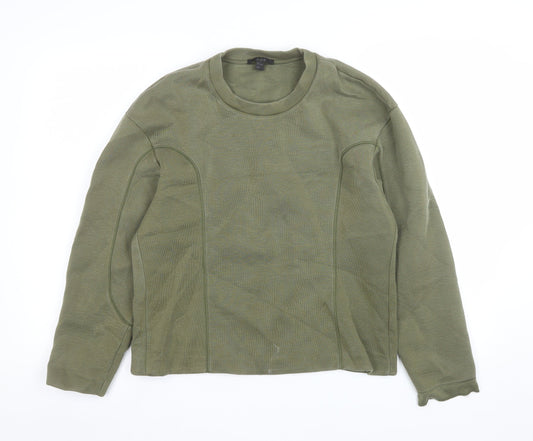 Womens UK Size S COS Green Pullover Sweatshirt