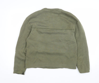 Womens UK Size S COS Green Pullover Sweatshirt