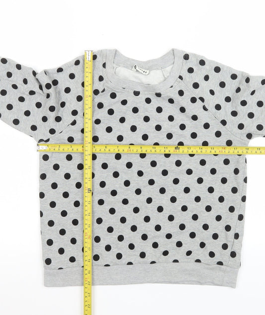 Womens UK Size S Whistles Grey Pullover Sweatshirt
