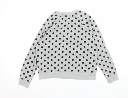 Womens UK Size S Whistles Grey Pullover Sweatshirt