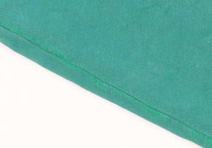 Adidas Womens Green 1/4 Zip Sweatshirt Size XL 16A Cotton Blend