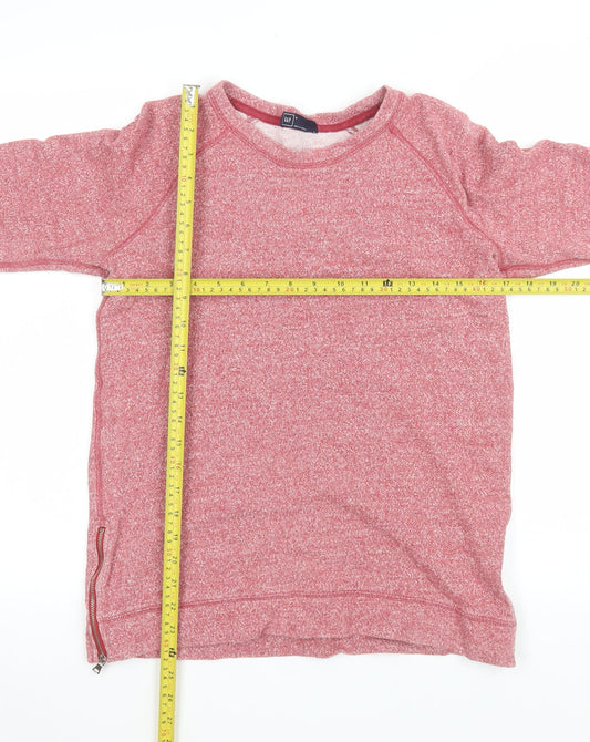 Mens UK Size S Gap Red Pullover Sweatshirt