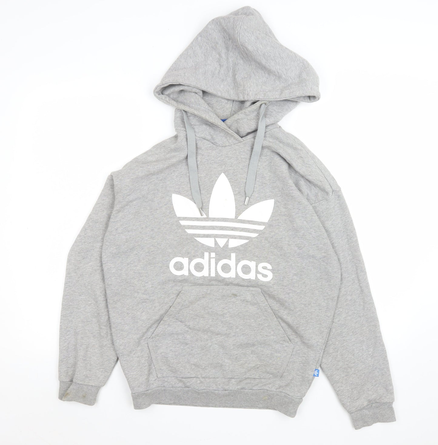 Womens UK Size 6 adidas Grey Pullover Hoodie