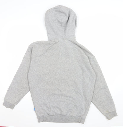 Womens UK Size 6 adidas Grey Pullover Hoodie