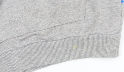 Womens UK Size 6 adidas Grey Pullover Hoodie
