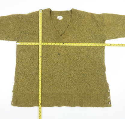 Womens UK Size 14 Fat Face Green Pullover Sweatshirt