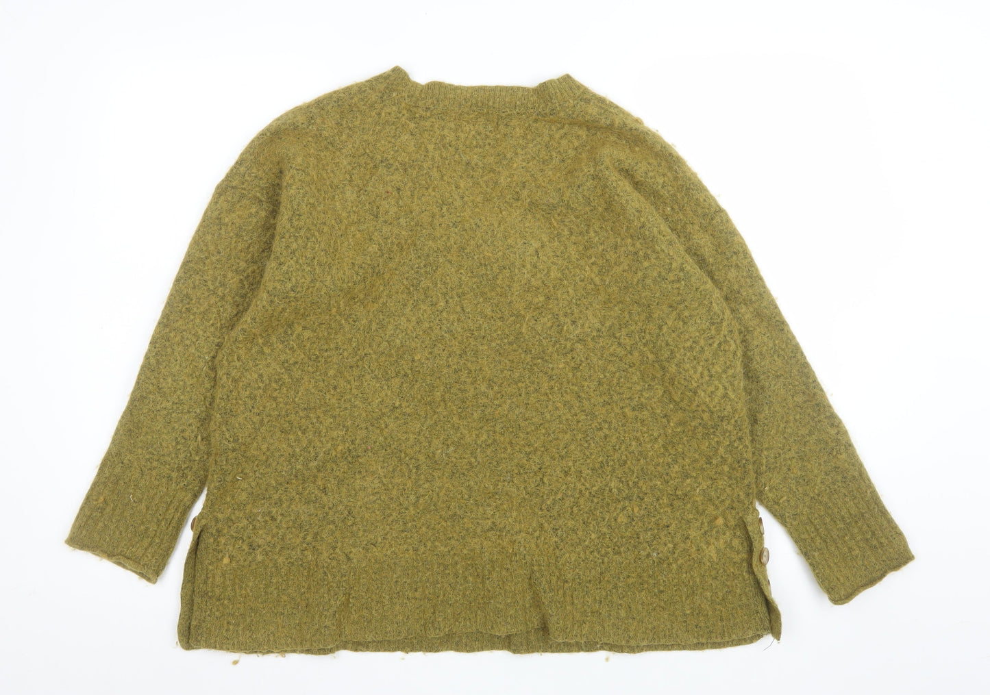 Womens UK Size 14 Fat Face Green Pullover Sweatshirt