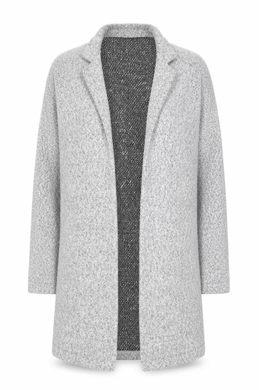 Womens UK Size 6 F&F Grey Overcoat