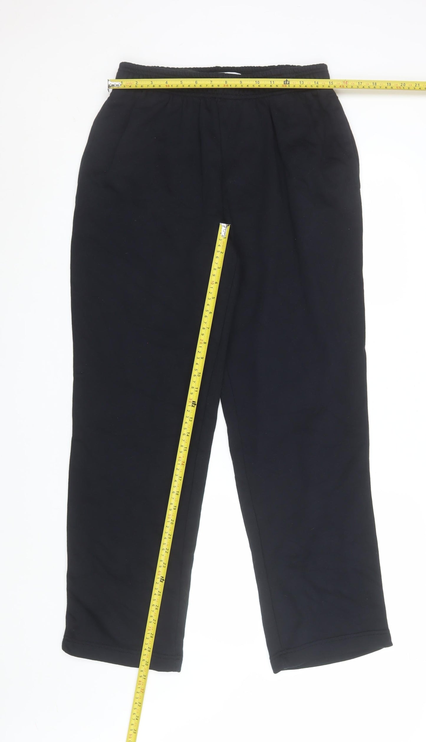 Mens UK Size M Amazon Essentials Regular Fit Sweatpants Black Trousers