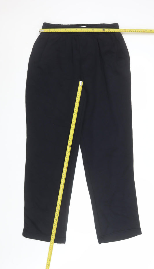Mens UK Size M Amazon Essentials Regular Fit Sweatpants Black Trousers