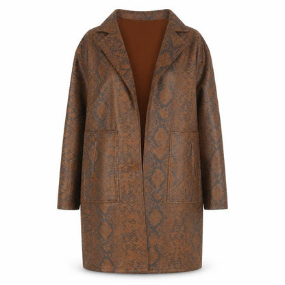 Womens UK Size XS F&F Brown Overcoat