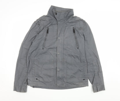 Mens UK Size M Burton London Grey Basic Jacket