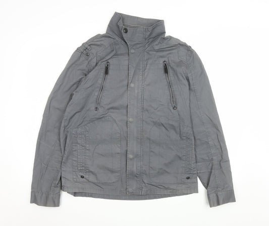 Mens UK Size M Burton London Grey Basic Jacket