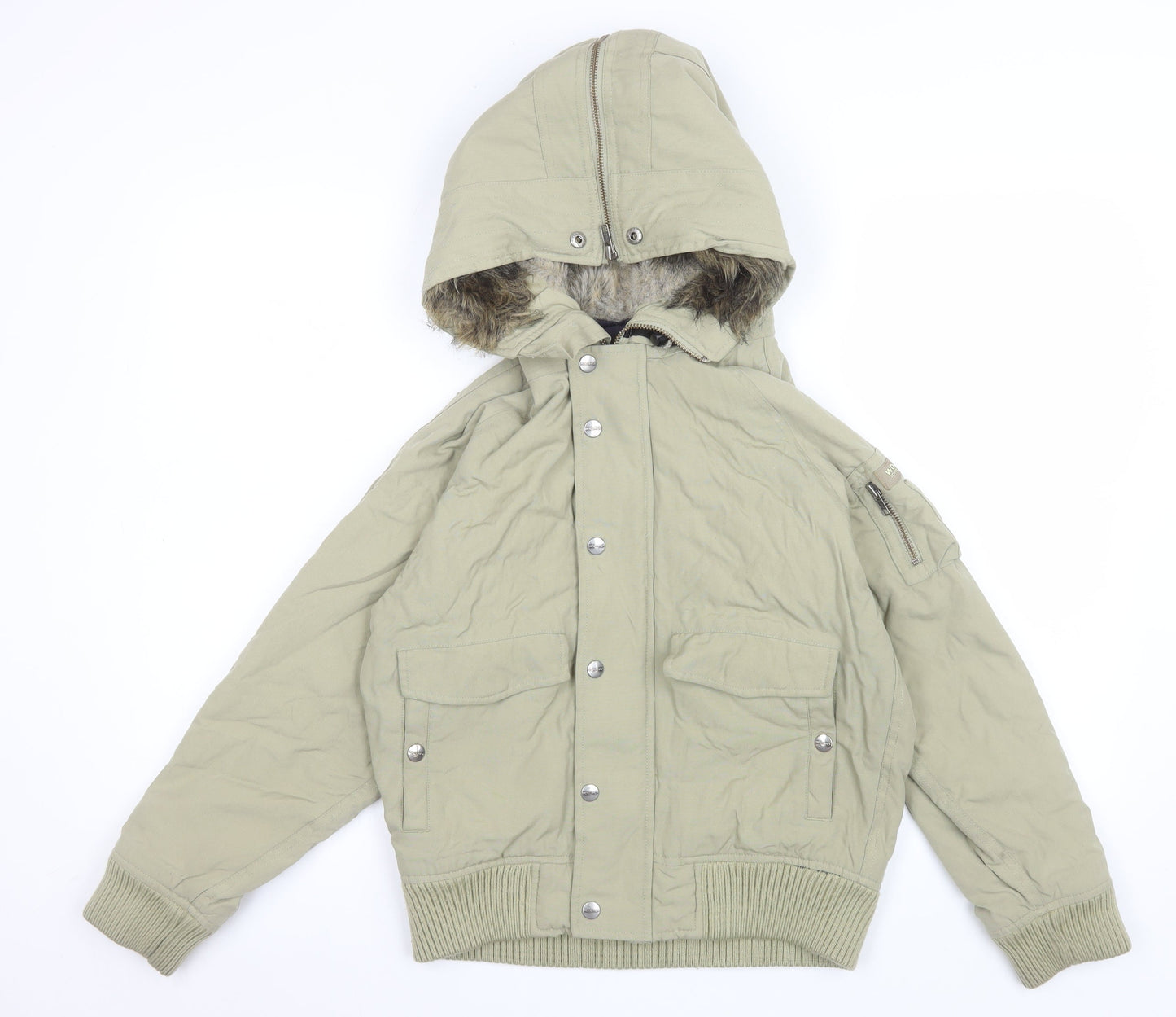 Girls UK Size 10 Years Woolrich Beige Puffer Jacket